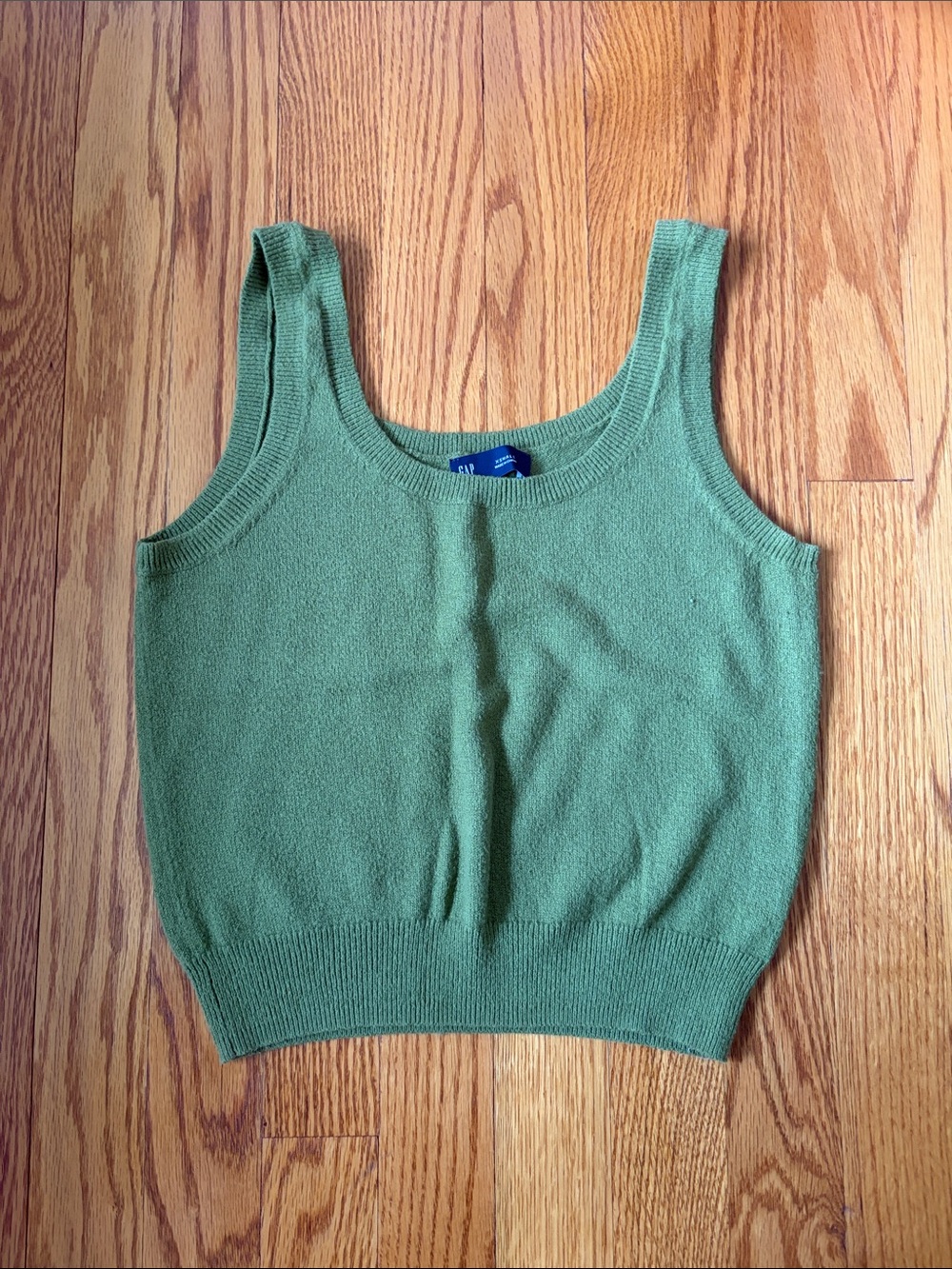 Gap Classic Green Knit Tank Top